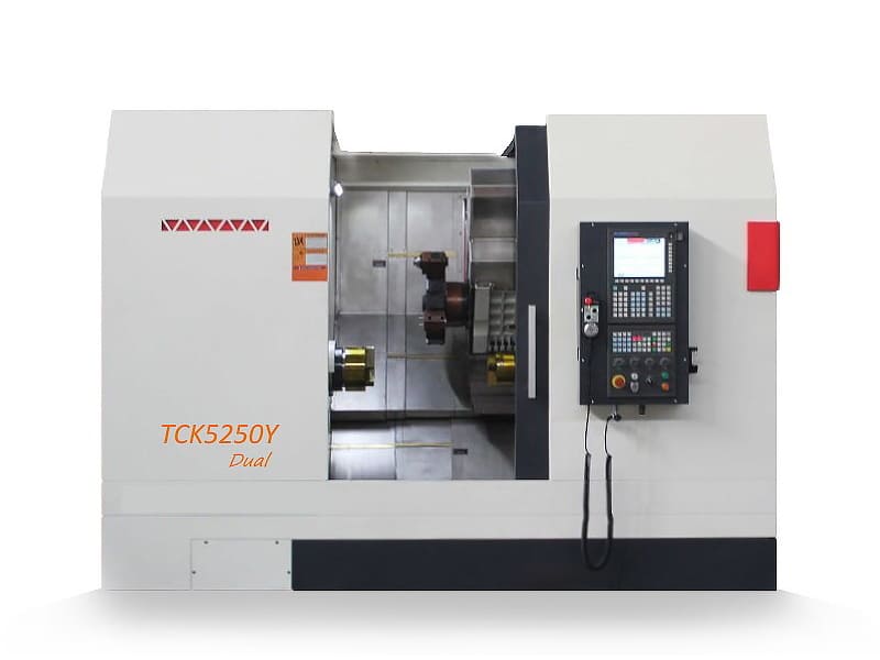 Токарно-фрезерный двухшпиндельный станок с ЧПУ TCK5250Y Dual